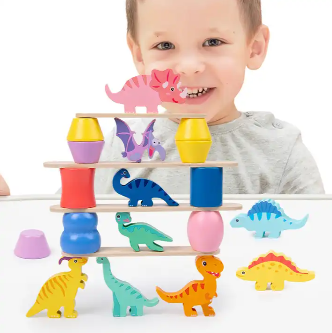 Dino Stacking Blocks